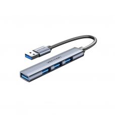 Концентратор Vention USB 3.0 to 1xUSB 3.0 + 3xUSB 2.0 0.15m gray (CKOHB)