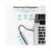 Концентратор Vention USB 3.0 to 1xUSB 3.0 + 3xUSB 2.0 0.15m gray (CKOHB)