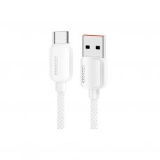 Дата кабель USB 2.0 AM to USB-C 1.0m 100W white Essager (EXC7A-WL02-P)