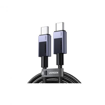 Дата кабель USB-C to USB-C 1.0m 240W 480Mbps black Ugreen (45067)