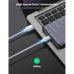 Дата кабель USB 2.0 AM to USB-C 0.25m 3A braided US288 white Ugreen (60129)