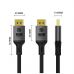 Кабель мультимедійний DisplayPort M to DisplayPort M 3.0m V2.1 16K black ColorWay (CW-CBDP092-BK)