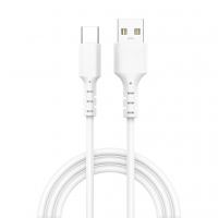 Дата кабель USB 2.0 AM to USB-C 1.0m 3A white Grand-X (PC-05W)