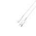 Дата кабель USB 2.0 AM to USB-C 1.0m 3A white Grand-X (PC-05W)