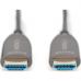 Кабель мультимедійний HDMI M to HDMI M 20m 8K AOC hybrid-fiber black Digitus (AK-330126-200-S)
