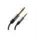 Кабель мультимедийный 3.5mm M to 6.5mm M 1.2m Essager (EYPMM-XL0G-P)