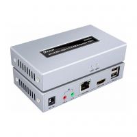Адаптер HDMI extender 100m UHD 4K/60Hz CAT5E/6 + USB 2.0 Dtech (DT-7051)