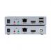 Адаптер HDMI extender 100m UHD 4K/60Hz CAT5E/6 + USB 2.0 Dtech (DT-7051)