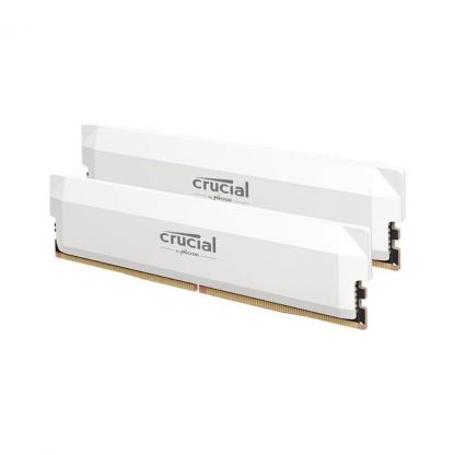Модуль памяти для компьютера DDR5 64GB (2x32GB) 6000 MHz Crucial Pro Wite Micron (CP2K32G60C40U5W)