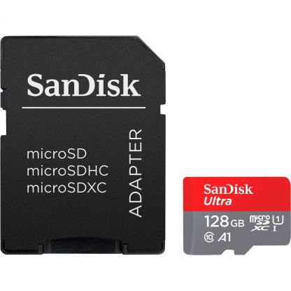 Карта пам'яті SanDisk 128GB microSD class 10 UHS-I A1 Ultra (SDSQUAB-128G-GN6IA)