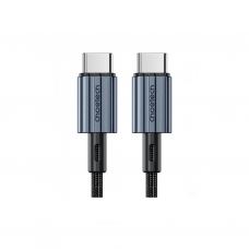 Дата кабель USB-C to USB-C 1.2m 60W braided black Choetech (XCC-1014)