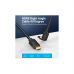 Кабель мультимедийный HDMI M to HDMI M 1.5m V2.0 4K60Hz 90° corner PVC black Vention (AARBG)