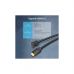 Кабель мультимедийный HDMI M to HDMI M 1.5m V2.0 4K60Hz 90° corner PVC black Vention (AARBG)