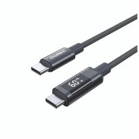Дата кабель USB-C to USB-C 1.2m PD60W digital display nylon gray Choetech (XCC-1068-GY)