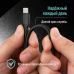 Дата кабель USB 2.0 AM to Lightning 1.0m 3A textured PVC black ColorWay (CW-CBUL094-BK)