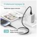 Дата кабель USB 2.0 AM to Lightning 1.0m 3A textured PVC black ColorWay (CW-CBUL094-BK)