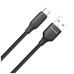 Дата кабель USB 2.0 AM to USB-C 1.0m 3A TPE embossed black ColorWay (CW-CBUC101-BK)