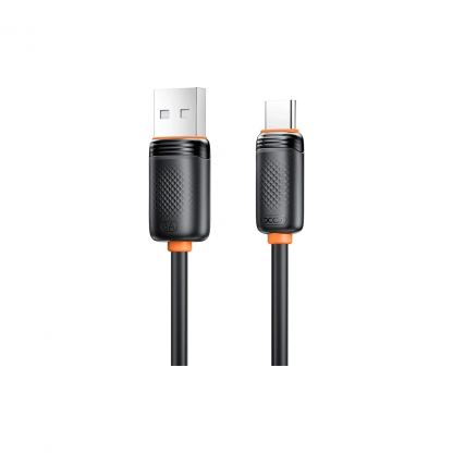 Дата кабель USB 2.0 AM to USB-C 1.0m 3A black XO (NB302-AC.black)