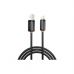 Дата кабель USB 2.0 AM to USB-C 1.0m 3A black XO (NB302-AC.black)