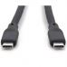 Дата кабель USB-C to USB-C 1.0m USB4 2.0 80G 240W 16K silicone black Digitus (AK-300350-010-S)