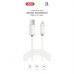 Дата кабель USB 2.0 AM to Lightning 1.0m 3A white XO (XO-CB-300UL-WH)