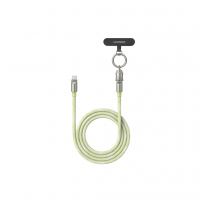 Дата кабель USB-C to USB-C 1.2m 60W green Ugreen (35500)