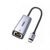 Переходник USB-C to RJ45 Ethernet 1000Mbps gray Ugreen (40322)