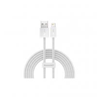 Дата кабель USB 2.0 AM to Lightning 2.0m 2.4A white Baseus (CALD000502)
