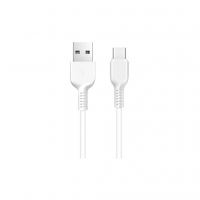 Дата кабель USB 2.0 AM to USB-C 2.0m 3A X20 white HOCO (6957531068914)