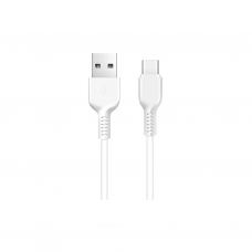 Дата кабель USB 2.0 AM to USB-C 2.0m 3A X20 white HOCO (6957531068914)