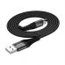 Дата кабель USB 2.0 AM to USB-C 1.0m X38 Cool black HOCO (6931474710567)
