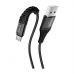 Дата кабель USB 2.0 AM to USB-C 1.0m X38 Cool black HOCO (6931474710567)