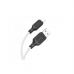 Дата кабель USB 2.0 AM to Lightning 1.0m silicone X90 Cool white HOCO (6931474788412)