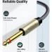 Кабель мультимедійний 3.5mm M to 2x6.35mm M 1.0m gray Ugreen (UGR-10613)