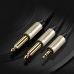 Кабель мультимедійний 3.5mm M to 2x6.35mm M 1.0m gray Ugreen (UGR-10613)