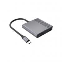 Концентратор Cablexpert USB-C 4-in-1 2xHDMI + 1xUSB 3.2 + 1xUSB-C PD 85W (A-CM-COMBO3-04)