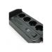 Мережевий фільтр живлення Voltronic G12H, 4 роз, 4USB 3,2А, 2 Type-C, 2м Black (YT-G12H)