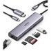 Концентратор Ugreen USB-C 7-in-1 2xUSB 3.0 + HDMI 4K60Hz + RJ45 + SD/TF + PD 100W gray (90568)
