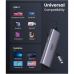 Концентратор Ugreen USB-C 7-in-1 2xUSB 3.0 + HDMI 4K60Hz + RJ45 + SD/TF + PD 100W gray (90568)