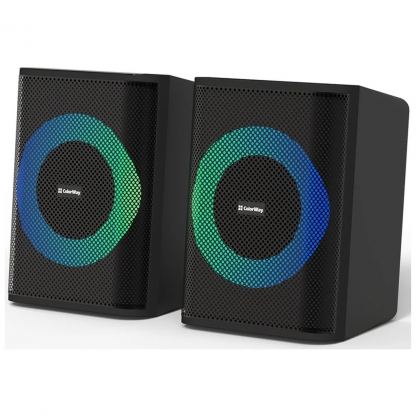 Акустическая система ColorWay PulseRing 2.0 RGB USB Black (CW-SPU04BK)