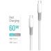 Дата кабель USB-C to USB-C 1.0m 3A PD60W liquid silicone white ColorWay (CW-CBPDCC093-WT)