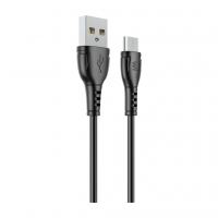 Дата кабель USB 2.0 AM to Micro 5P 1.0m PVC black Wibrand (WI.DC/BO1B-UM)