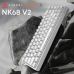 Клавіатура Ajazz NacodeX NK68 V2 Red Switch LED USB UA White (NK68-V2-R-S-W)