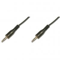 Кабель мультимедійний Jack 3.5mm M/Jack 3.5mm M 1.5m Digitus (AK-510100-015-S)