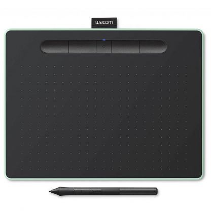 Графический планшет Wacom Intuos M Bluetooth pistachio (CTL-6100WLE-N)