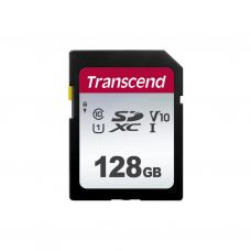 Карта памяти Transcend 128GB SDXC class 10 UHS-I U1 V10 (TS128GSDC300S)