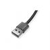 Дата кабель USB 2.0 AM to Type-C 2.0m Nets T-C801 Black T-Phox (T-C801(2) black)