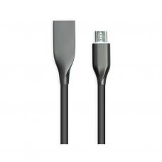 Дата кабель USB 2.0 AM to Micro 5P 2.0m black PowerPlant (CA911233)