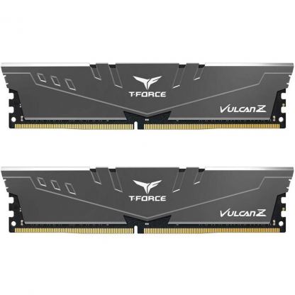 Модуль пам'яті для комп'ютера DDR4 16GB (2x8GB) 3200 MHz T-Force Vulcan Z Gray Team (TLZGD416G3200HC16CDC01)