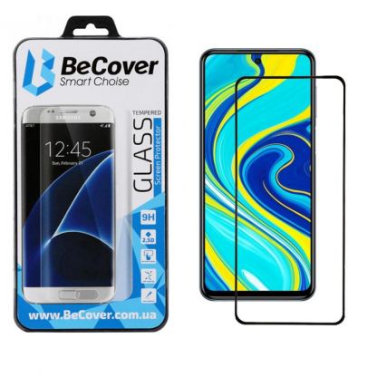 Стекло защитное BeCover Xiaomi Redmi Note 9S / Note 9 Pro / Note 9 Pro Max Black (704835)